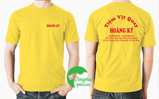 Đồng phục áo thun cổ tròn 10