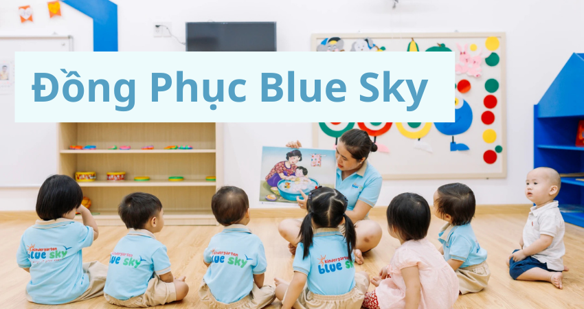 Năng Động & Tiện Lợi với Đồng Phục Mầm Non KinderGarten Blue Sky