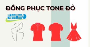 MẪU ĐỒNG PHỤC TONE ĐỎ CHO DOANH NGHIỆP