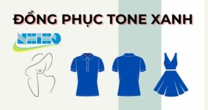 ĐỒNG PHỤC TONE XANH DƯƠNG CHO DOANH NGHIỆP