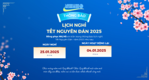 Thông báo chính thức: Lịch nghỉ Tết Nguyên đán Ất Tỵ của Đồng phục Nhị Hồ