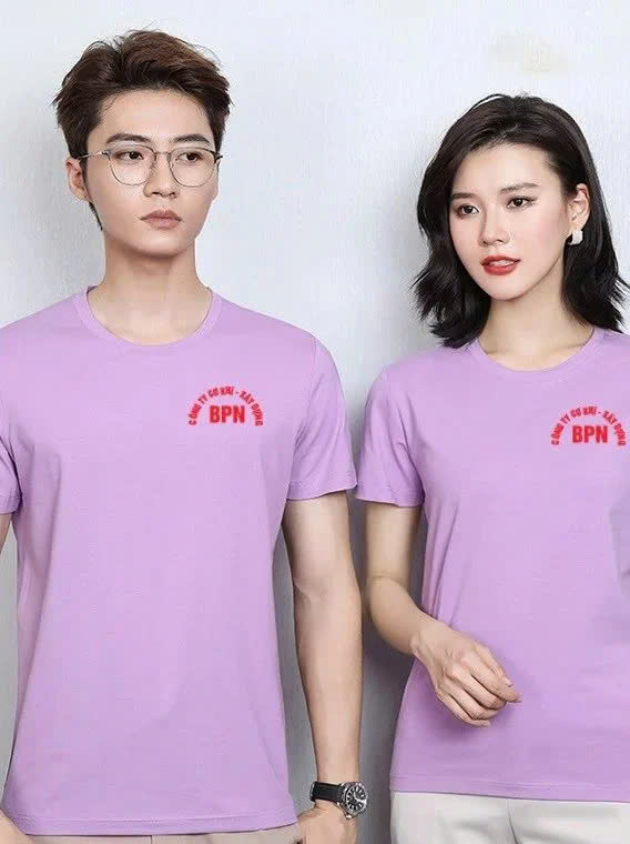 Đồng phục áo thun cổ tròn 04
