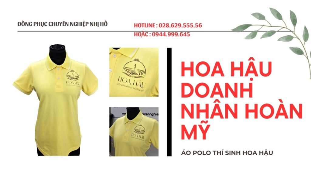 Áo thun đồng phục Hoa Hậu Doanh Nhân