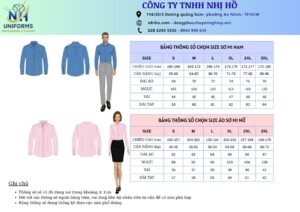 Thông số quần áo