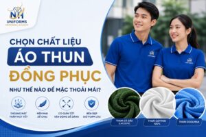 Chọn chất liệu áo thun đồng phục như thế nào để mặc thoải mái?