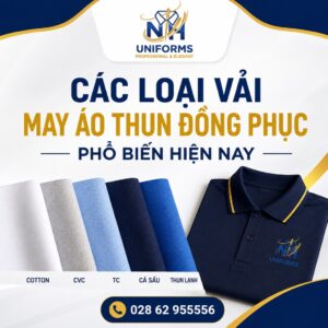 Các loại vải may áo thun đồng phục phổ biến hiện nay